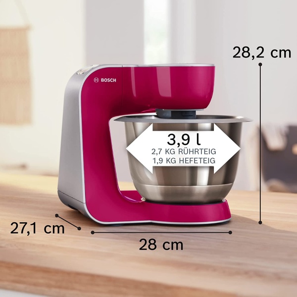 Bosch MUM58420 Kitchen Machine, 1000 Watt, 3.9 Liter - Multi Color - Image 2