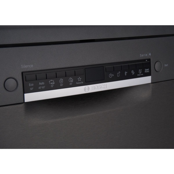 Bosch Series 4 Freestanding Dishwasher, 13 Persons, Dark Grey - SMS4IKC62T - Image 3