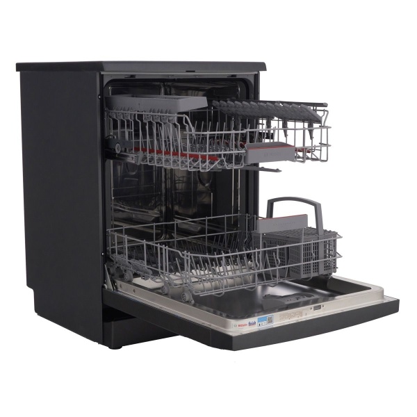 Bosch Series 4 Freestanding Dishwasher, 13 Persons, Dark Grey - SMS4IKC62T - Image 4