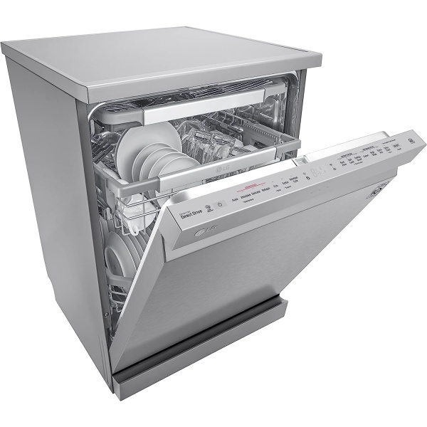 LG Dishwasher Digital 14 Place Inverter, Smart , Steam  60 cm Stainless - DFB325HS - Image 2