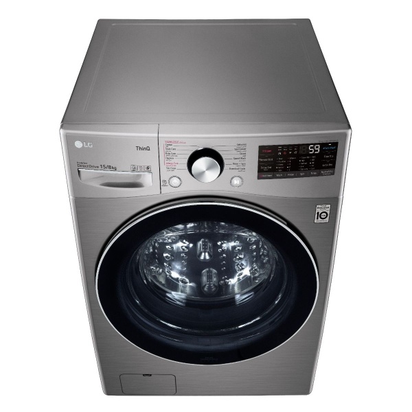LG Front Load Automatic Washing Machine with Dryer, 15Kg, Inverter Motor, Silver - F0L9DGP2S - Image 3