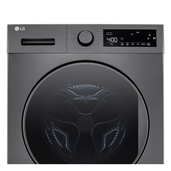 LG Front Load Full Automatic Washing Machine With Inverter Technology, 8 kg, Dark Silver - F2T2TYM1S - Image 3