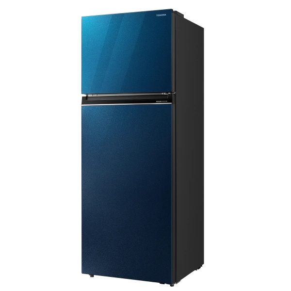 Toshiba No-Frost Refrigerator, 463 Liters, Inverter, Blue Glass - GR-RT624WE-PGN-73 - Image 2