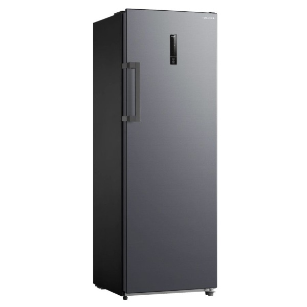 Toshiba Upright Digital Deep Freezer, No Frost, 238 Liters, 7 Drawers, Morandi Grey - GR-RU312WE-DMN06 - Image 2