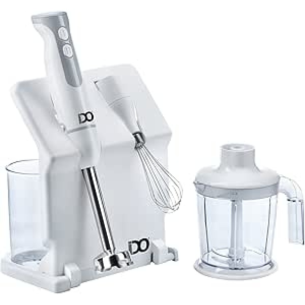 IDO Hand Blender Group- 800W - HBLG800-WH - White - 2 Years Warranty