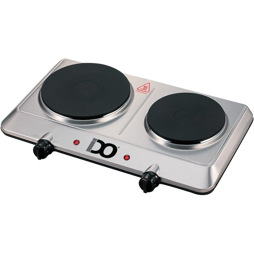 IDO Hot Plate 2 Eye 1500 W Silver – HP2E1500-SV