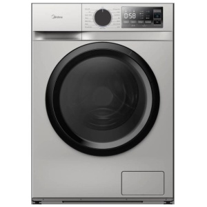 Midea Front Load Inverter Washing Machine, 7KG, Grey - MFN09W70B/S