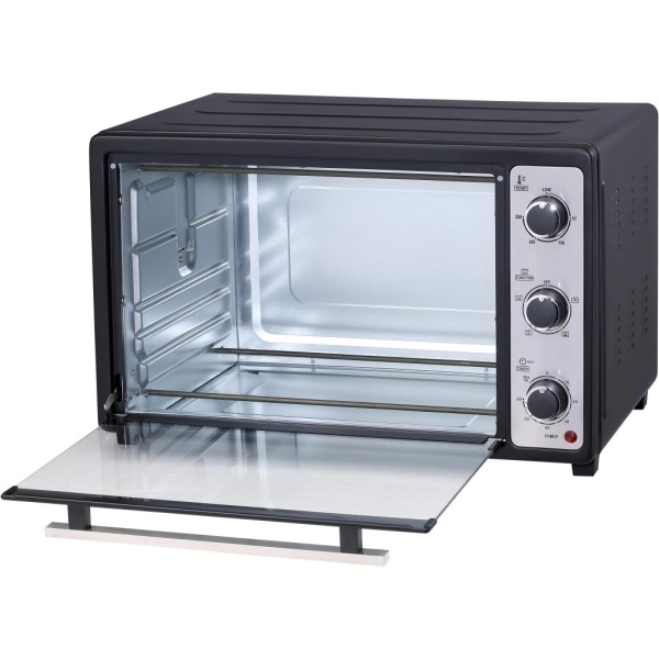 IDO Single Glass Toaster Oven 45 Liters, Black – TO45SG-BK - Image 4