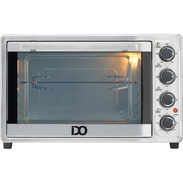 IDO Double Glass Toaster Oven 50 Liters, Silver – TO50DG-SV - Image 3