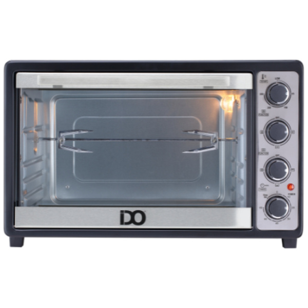 IDO Single Glass Toaster Oven 50 Liters, Black – TO50SG-BK