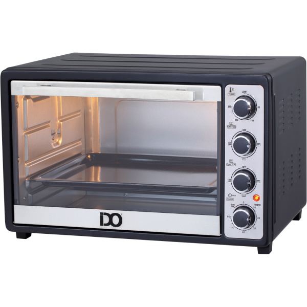 IDO Single Glass Toaster Oven 50 Liters, Black – TO50SG-BK - Image 4