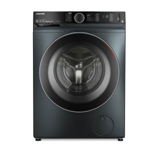 TOSHIBA Front Load Full Automatic Washing Machine With Inverter Technology, 9 kg, Grey - TW-BK100GF4EG(MK)