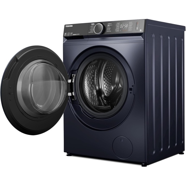 Toshiba Front Load Inverter Washing Machine with Dryer, 12KG, Morandi Grey - TWD-BM130GF4EG-MK - Image 2