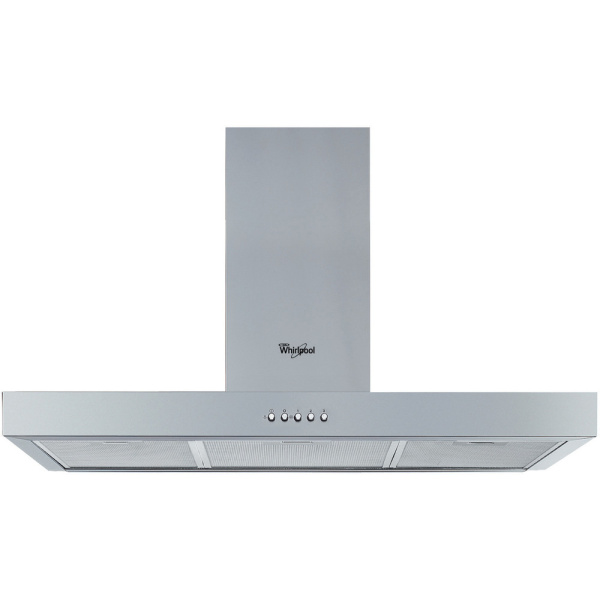 WHIRLPOOL KITCHEN WALL MOUNTED HOOD 90CM 400 M3/H INOX AKR 703 IX