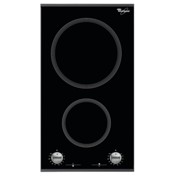 WHIRLPOOL HOB 30 CM 2 ELECTRIC PLATES AKT 360/IX