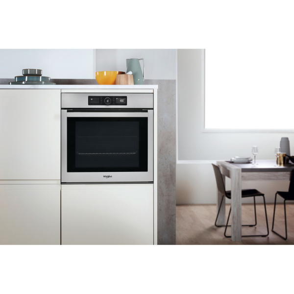 WHIRLPOOL BUILT-IN ELECTRIC OVEN 60 CM WITH FAN AND GRILL 73 L SILVER INOX AKZ9 6230 IX - Image 2