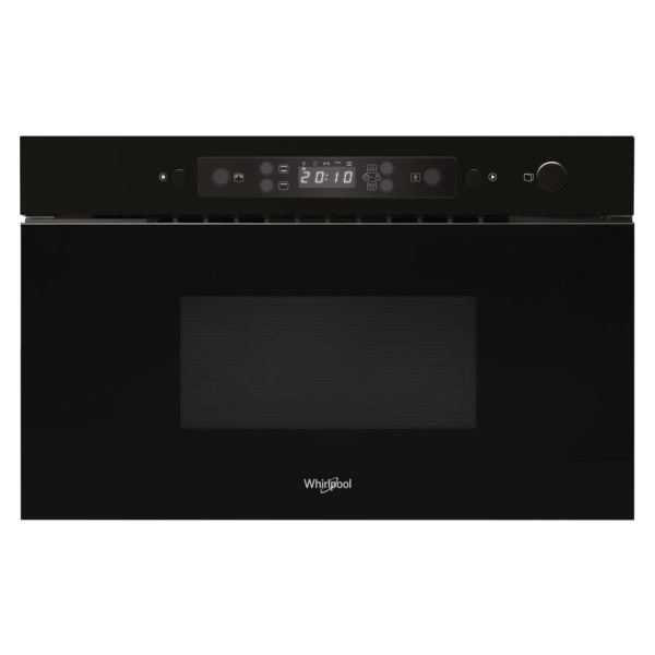 WHIRLPOOL BUILT-IN MICROWAVE 60 CM 22 LITER WITH GRILL BLACK AMW 439 NB