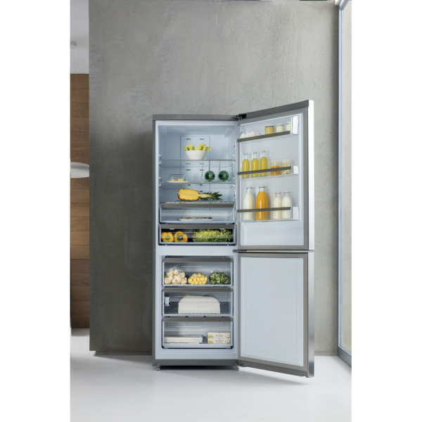WHIRLPOOL REFRIGERATOR 486 LITER COMBI NO FROST INOX BTNF5011OX - Image 2