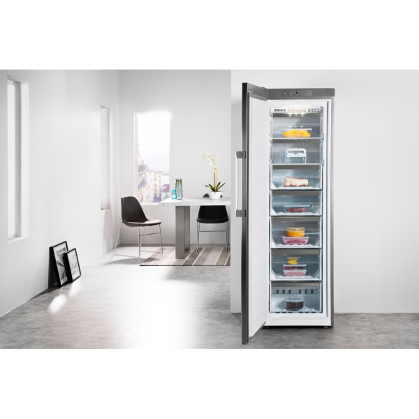 WHIRLPOOL UPRIGHT FREEZER NO FROST 7 DRAWERS 291 LITERS INOX UW8 F2C XBI N - Image 2