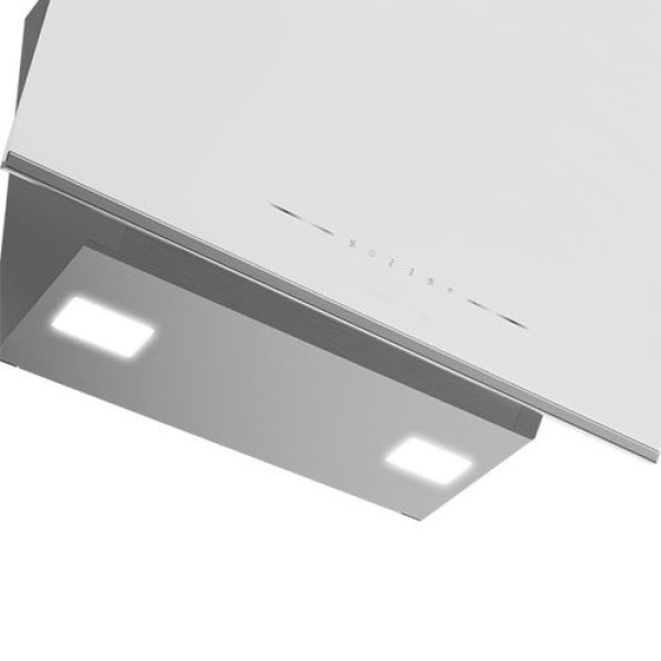 Beko Built-in Decorative Hood - 60 CM - White Glass - Chimney - Angeled - BHCA66741BWHSE - Image 3