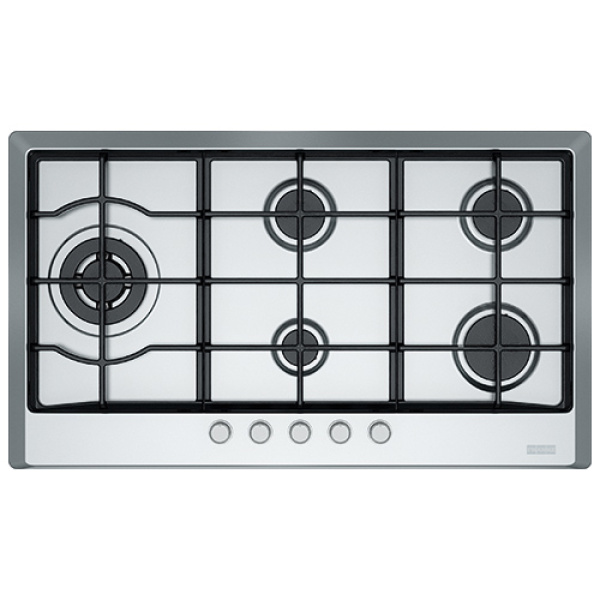 FRANKE  Built In Gas Hob 90 cm 5 Burners Stainless Steel – FHM 905 4G LTC XS C