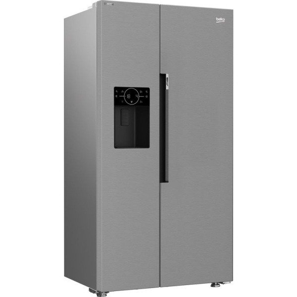 Beko No Frost Side by Side Refrigerator - 525 Litres - Harvest Fresh Technology - ProSmart Inverter Compressor - Direct Water and Ice Dispenser - LED Control Frontal - GN166130XB - Image 2