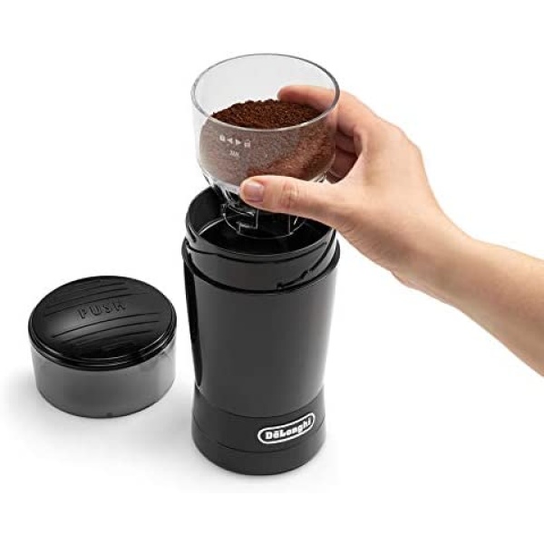 ⁦ديلونجي مطحنة البن لون أسود KG200B⁩ - الصورة ⁦3⁩