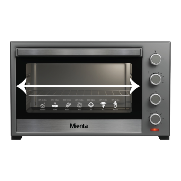 ⁦ميانتا - فرن -60 لتر - 2000 وات - OV30938A - Grand Chef⁩ - الصورة ⁦4⁩