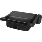 Beko Contact Grill, 2000 Watts, 6 Slice Capacity, 5 Browning Levels, Black - TM 5306 S (Large 2000 Watts)