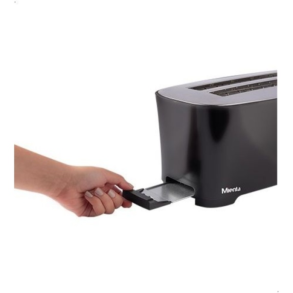Mienta TO21509A Toaster with 4 Slots, 1350 Watt, Black - Image 3