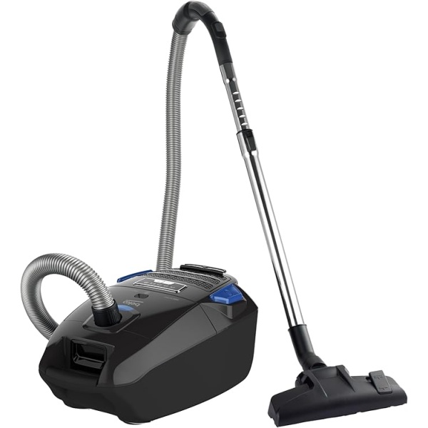 Beko Bagged Vacuum Cleaner - 2400 Watts - 4 Liters Dust Bin - HEPA12 Filter - Telescopic Tube - Black& Blue - VCC 5424 WI