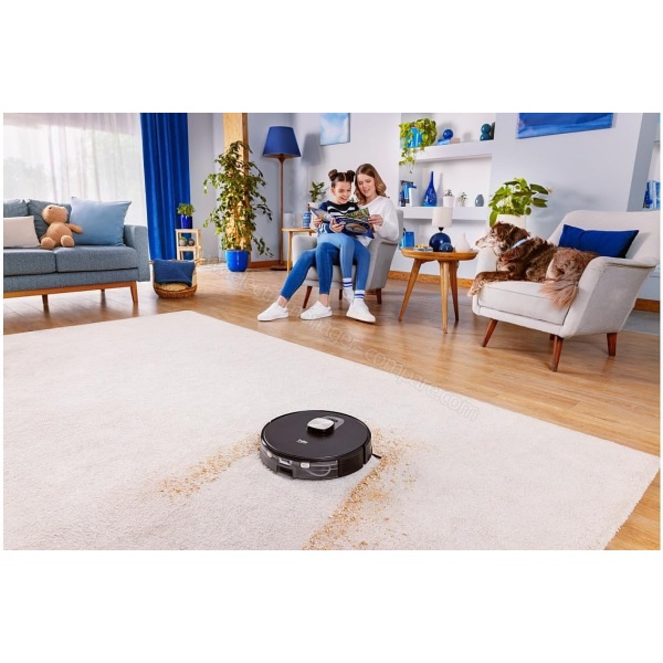 Beko Robot Vacuum Cleaner - Capacity 0.4 L - Navigation Type Laser (LDS) - Black - VRR 94314 VB - Image 5