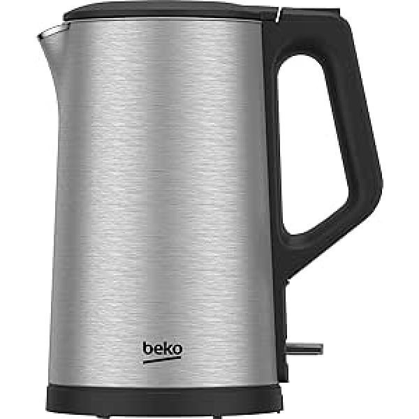 Beko Electric Kettle - 2200 Watts - 1.7 Liters - Stainless Steel (Inox Body) - Auto Shutoff - WKM 7322 I