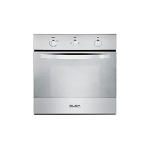 Elba Gas oven 60 cm, Stainless steel color 4 function, ،54 liters, stainless keys for setting heat and function, electronic timer ,inner fan, Cooling Fan,Full safety.