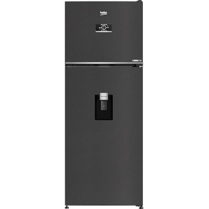 Beko 477 Liters Refrigerator - Double Doors - Harvest Fresh - Inverter Motor - Water Dispenser - Digital Control - B3RDNE500LXBR (Prepainted Dark Inox)