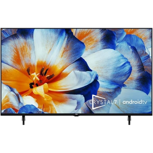 Beko Ultra HD 50 Inch Crystal 7 Smart TV - Quad Core Processor - Android OS - Google Apps - WiFi - Smart Control App - TURKISH - B50M D 790 B