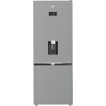 Beko No Frost Refrigerator - Combi (Bottom Freezer) - 490 Liters Net Capacity - Pro Smart Inveter Compressor - Harvest Fresh Technology - Titanium Inox - B5RCNE565HXPE