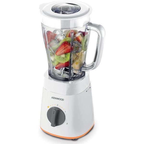 Kenwood Blender with 2 Mills, 500 Watt, 1.5 Liter, White - BLP15.360WH - Image 4