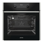Gorenje Electric oven with electric grill, 60 cm, stainless steel color, 11 function, 71 liters-BO737E30XG