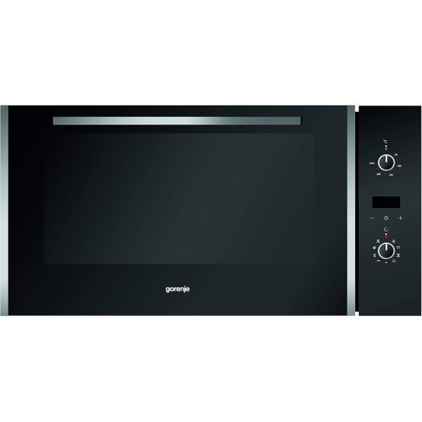 Gorenje Electric oven 90 cm , Black color,MultiFunctionan, 89 liter, Control panel material: Glass- BO937E20XG