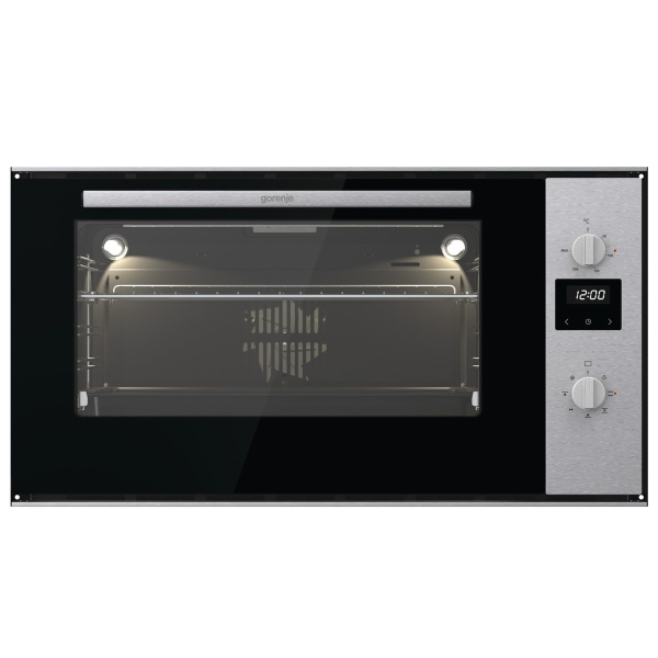 Gorenje oven SuperSize baking area 89L, Maximum oven temperature 250 °C, Cooling fan Dynamic oven cooling - DC, Electronic timer, Interior light- BO9835E01X