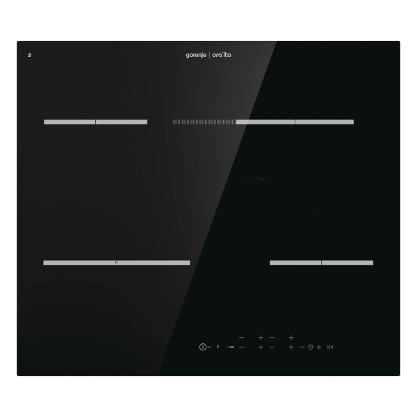 Gorenje  Ceramic Built-in Electric Hob with 4 Burners, 60 cm - Black- ECT648ORAB