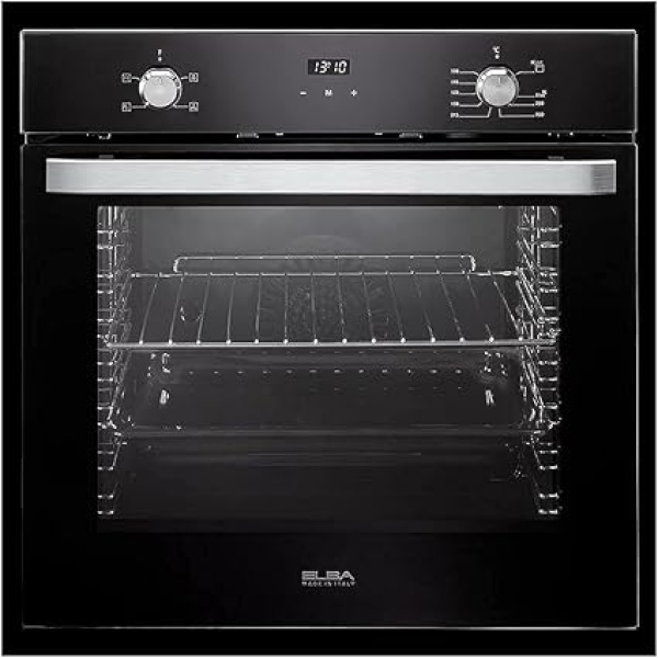 ELBA 60 cm fan gas oven with 8 functions; net volume 65 litres; gross volume 92 litres- EL10XLBFG