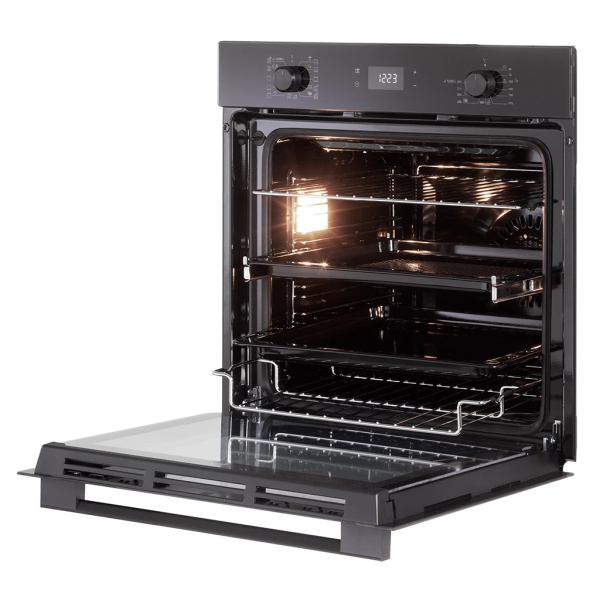 Elba Electric multifunction oven 11 functions ,74 net liters cavity 7 levels side racks , Master Pizza 300°C, Easy steam function ,Idroclean function, Booster fast preheating , Rotisserie- EL11XLFB300RF - Image 2