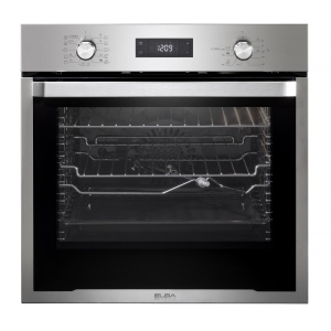 Elba Electric multifunction oven, 60 cm, stainless steel, 74 net liters, cavity with side racks, 17 functions - ELIO600XL TURBO