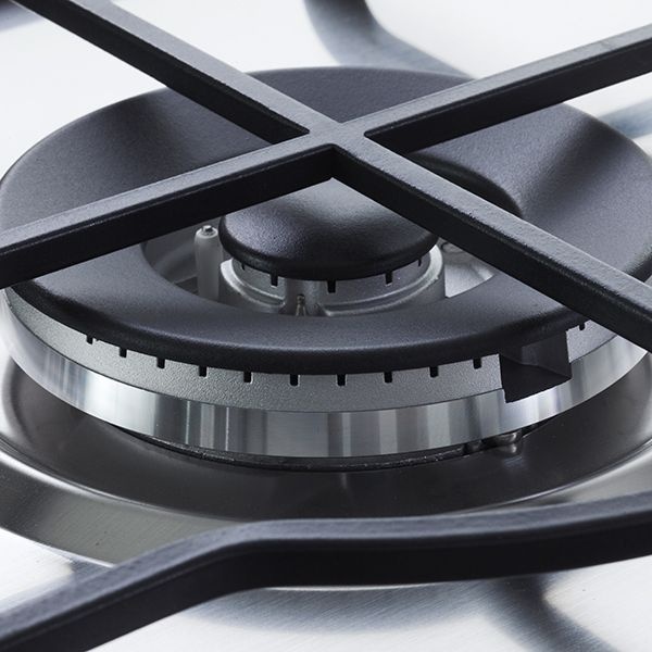 Elba Elio Lite Gas Built-In Hob, 5 Burners, Stainless Steel- ELIO 75-545 L - Image 5