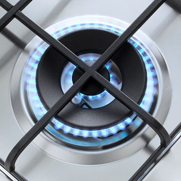 Elba Elio Lite Gas Built-In Hob, 5 Burners, Stainless Steel- ELIO 75-545 L - Image 6