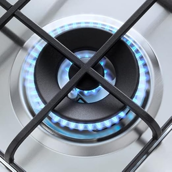ELBA Cooker - Stainless Steel Built-in 5 Gas Burners Hob, 90 cm, Silver - ELIO 95-545 L - Image 3