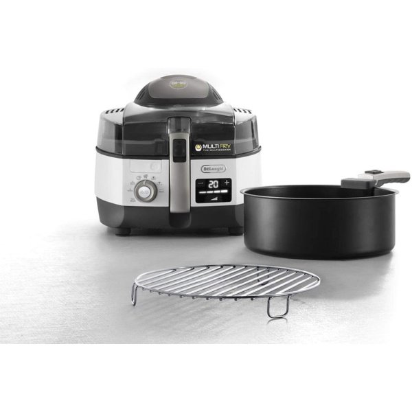 ⁦قلاية بدون زيت ديلونجي MultiCooker ديجيتال ، 1.7 كجم، 2200 وات، اسود - FH1396/1.BK⁩ - الصورة ⁦2⁩