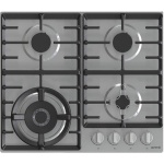 Gorenje , 60 cm Built in Gas Hob, Protected Gas Burners, Cast Iron Grids, One Hand Ignition, Inox,GW641X